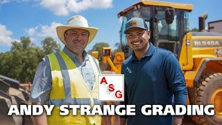 Andy Strange Grading Clears Land Installs Utilities and More with Their Hyundai Equipment [upl. by Saihttam]