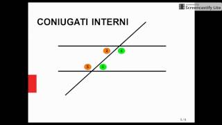 Geometria137 angoli formati da due rette parallele e da una trasversale [upl. by Mayne513]