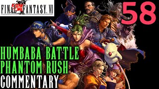 Final Fantasy VI Walkthrough Part 58  Humbaba Boss Battle amp Sabins Phantom Rush Blitz [upl. by Alyakem]