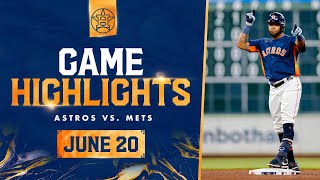 Mets vs Astros Game Highlights 62023  MLB Highlights [upl. by Beatrice544]