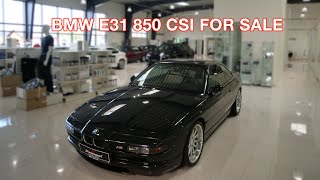 BMW E31 850 CSI V12 FOR SALE  probably the most beautiful BMW 850CSI in the world [upl. by Wardieu107]