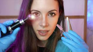 ASMR Basic Ear Cleaning Measuring Ear Pick Otoscope 👂 [upl. by Fabrianne]