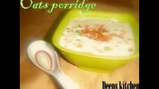 Oats kanji Recipe in tamil ஓட்ஸ் கஞ்சி DeepsTamilKitchen Recipe22 [upl. by Mobley]