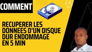 Comment récupérer les données dun disque dur endommagé en 5 min [upl. by Lyckman]