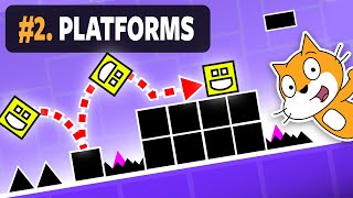 Geometry Dash 2  Platform Collisions  Scratch Tutorial [upl. by Eniloj]