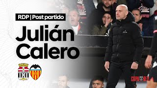 RDP  Julián Calero  Postpartido Valencia CF Copa del Rey [upl. by Elocon252]