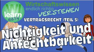 Vertragsrecht Teil 5 Nichtigkeit und Anfechtung von Rechtsgeschäften [upl. by Clerk]