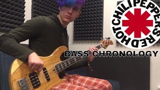 Red Hot Chili Peppers Bass Chronology All Albums [upl. by Stochmal461]