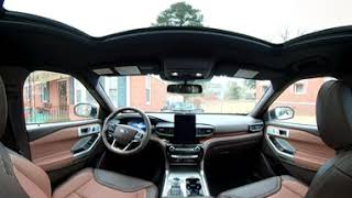 2021 Ford Explorer King Ranch 4WD Interior 360 Video [upl. by Rodenhouse]