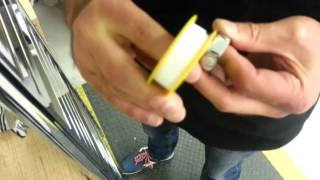 How to apply PTFE tape to radiator valve tails [upl. by Nhar548]