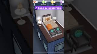 Sims freeplay A guest bedroom design [upl. by Einafats]