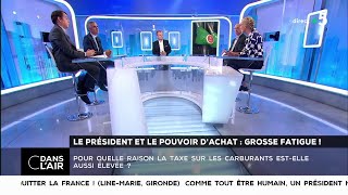 Le président et le pouvoir dachat  grosse fatigue   Les questions SMS cdanslair 31102018 [upl. by Karame532]