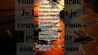 Verset biblique Esaïe ch46 verset 4 Merci mon Dieu 🙏 [upl. by Gibbon]