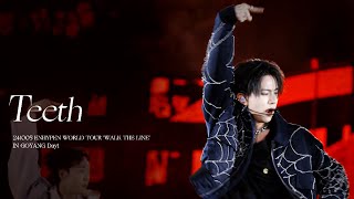 241005 ENHYPEN WORLD TOUR WALK THE LINE IN GOYANG Day1 Teeth ENHYPEN희승 HEESEUNG 직캠 FANCAM 4K FOCUS [upl. by Asille]