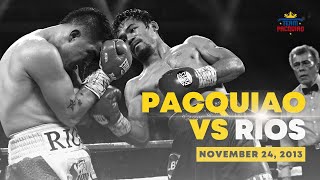 MANNY PACQUIAO vs BRANDON RIOS  November 24 2013 [upl. by Lorimer]