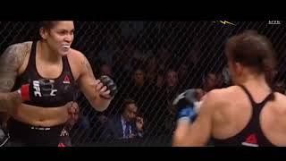 Amanda Nunes vs Germaine de Randamie  Standup exchanges [upl. by Notyal]