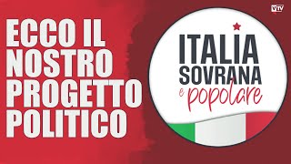 Italia Sovrana e Popolare quotRipristineremo il primato della Costituzionequot  Dietro il Sipario [upl. by Ellehcear]