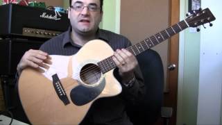 Sigma 000MC1STE Acoustic Guitar Review [upl. by Sabas]