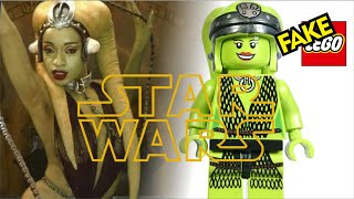 Fake Lego Oola green Twilek Dancer Star Wars 6 Minifigure by POGO PG715 [upl. by Ydnab]