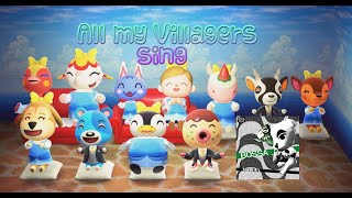 All my Villagers sing KK Bossa [upl. by Reinhardt773]