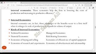 Internal and External Economies [upl. by Tiedeman]