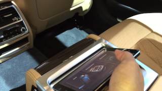 2016 BMW 7Series G11G12 Touch Command Tablet Release Is Pure Kinetic Art [upl. by Illom]