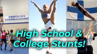 Best of High School amp College Cheer Stunt Sequences [upl. by Klimesh86]