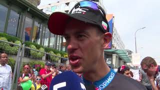 Richie Porte  Postrace interview  stage 5  Tour de Romandie 2018 [upl. by Roxie]