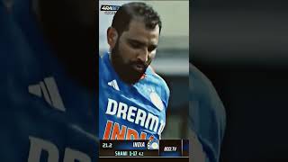 Mohammad shami 5 wicket hall vs Australia cricket cricketlover [upl. by Mailliwnhoj]