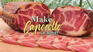 Easy way to make dry cured Italian Capocollo at home  Dry Curing Meats for Beginners [upl. by Letitia]