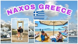 NAXOS GREECE 🇬🇷 VLOG Greece Naxos [upl. by Nahtahoj433]