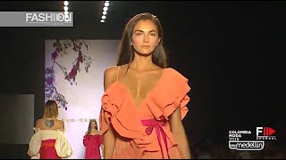 CARLOS CARRIZOSA Spring 2020 COLOMBIAMODA 2019  Fashion Channel [upl. by Nadroj]