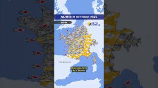 Météo du Samedi 21 au Lundi 23 Octobre 2023 [upl. by Saber101]