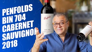 Penfolds Bin 704 Cabernet Sauvignon 2018  96 Rated by Wine Enthusiast  Wine Review [upl. by Eceinej]