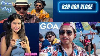 R2H GOA VLOGE  RANI SHARMA  FUNNY REACTION [upl. by Darmit]