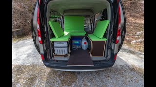 Renault Kangoo mini camper [upl. by Navillus]