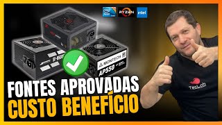 ✅FONTES CUSTO BENEFÍCIO EM 2024 APROVADAS PELO TECLAB PARA SEU KIT XEON RYZEN OU INTEL CORE [upl. by Reinertson146]