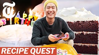 Recreating My Favorite Childhood Birthday Cake From Chuck E Cheese  Recipe Quest  NYT Cooking [upl. by Yltsew]