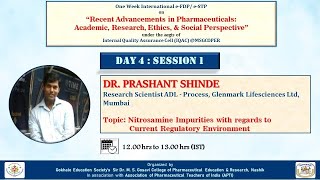 Day 4 Session 1 Dr Prashant Shinde [upl. by Nadabus817]