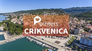 Crikvenica Croatia  Pointers Travel DMC  Drone footage [upl. by Ahsitauq]