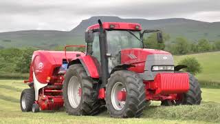 RAW POWER MCcormick MTX 150 TRACTOR Roar Big baling haylage 02 06 2024 [upl. by Avitzur595]