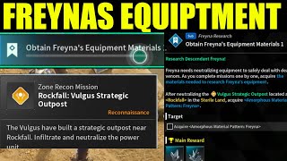 How to Aquire Amorphous Material Pattern Freyna  The first descendant Obtain Freynas Equipment [upl. by Seppala]