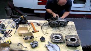 BULTACO ALPINA 250 ENGINE TEAR DOWN [upl. by Kuster]