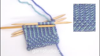 How to do twined knitting [upl. by Hengel]