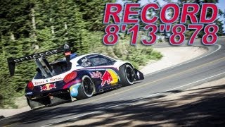 2013 Pikes Peak  The Race  208 T16 Sébastien Loeb Record 813878 [upl. by Kilam]