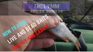 Guide to hooking live bait for pike fishing  Tried  tested [upl. by Hgielrak]