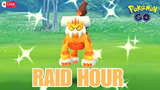 THERIAN LANDORUS Raid Hour 😍 SHINY Hunt 🤩 Hosting Therian Landorus Raids 🥳 Pokemon Go Live [upl. by Paschasia]