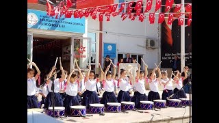 23 Nisan Ritim Gösterisi  Bahçeşehir Süleyman Demirel İlkokulu 1E Sınıfı [upl. by Notgnirrac204]