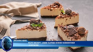 BlitzRezept Jamie Olivers SchokoKäsekuchen 5 Zutaten [upl. by Amato997]