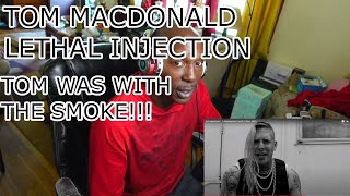 Face Famous Reactions TOM MACDONALD Mac Lethal Diss Lethal Injection REACTION [upl. by Sairtemed]